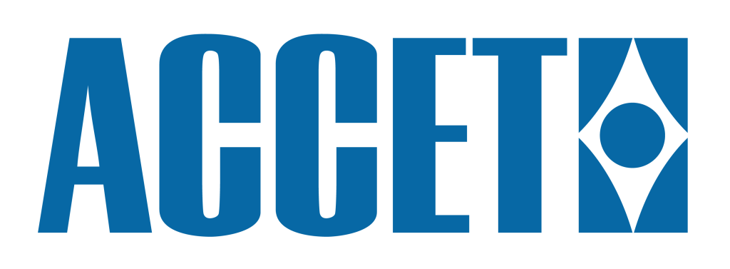 ACCET logo – Accrediting Council for Continuing Education and Training, a U.S. Department of Education-recognized accrediting agency.